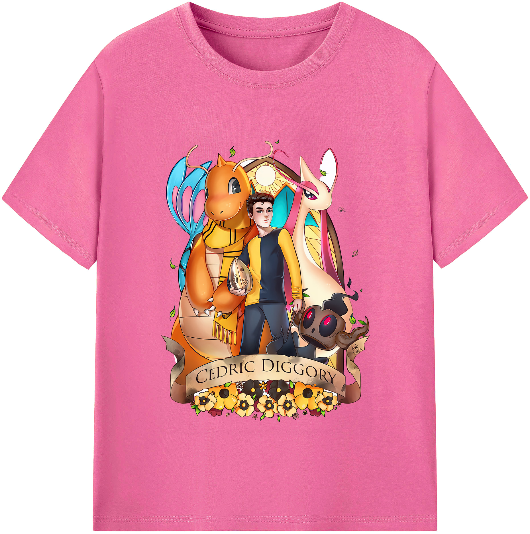 Harry Potter ハリー・ポッターシリーズ レディースカジュアルプリントTシャツ（綿100％）